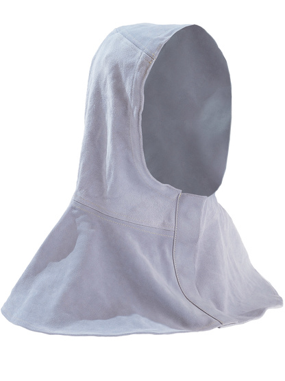 Cagoule Soudeur SOUDAC - Protection Robuste en Croûte de Bovin et Fil Aramide (EN ISO 11611) - Lot de 5 pièces