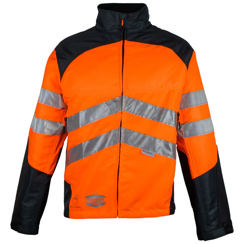 Veste de Protection Scie à Chaîne Haute Visibilité CL1 - GLOW