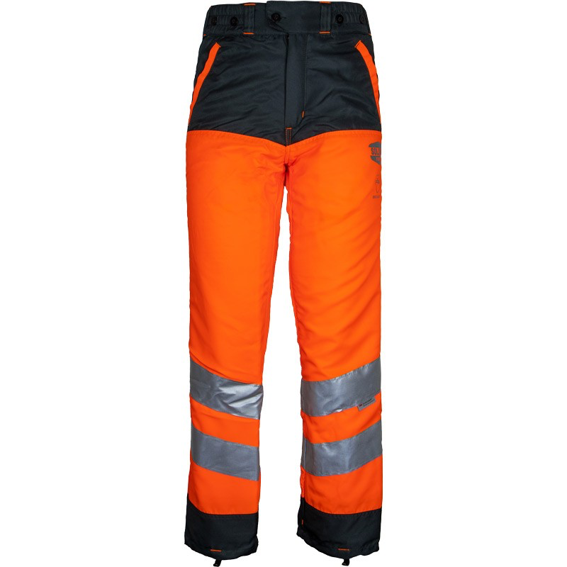 Pantalon de Protection Scie à Chaîne Haute Visibilité CL1 Type A - GLOW