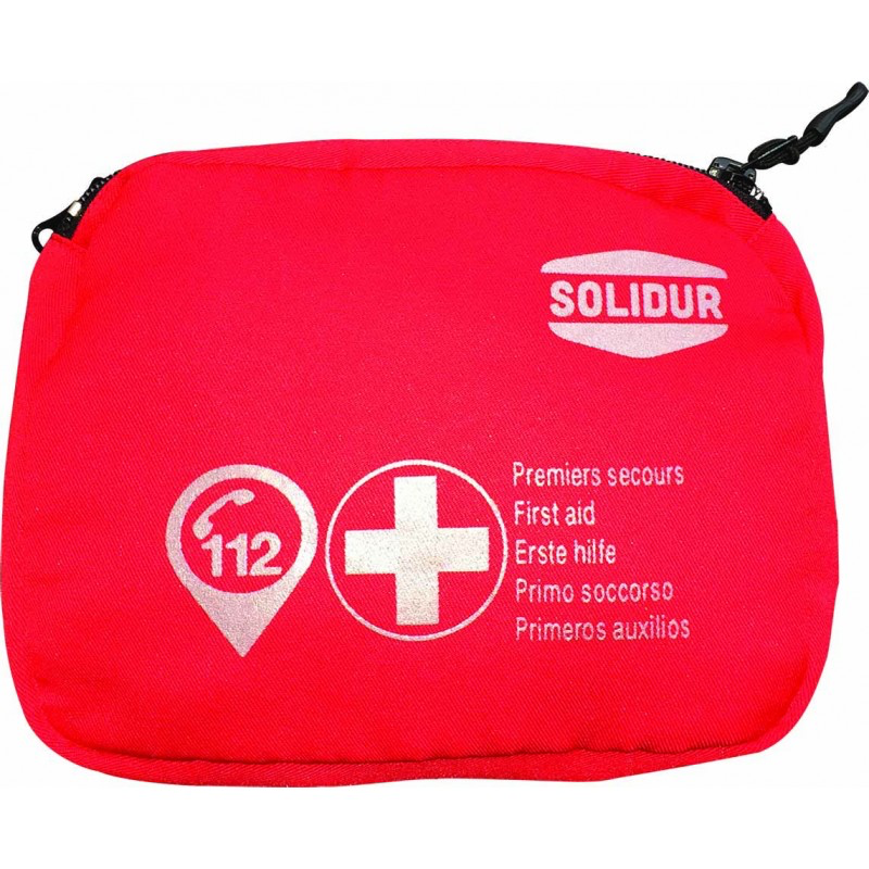 Poche de Premiers Secours Rouge - SOLIDUR