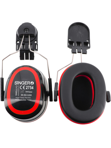 Serre-tête Antibruit SHELLY2 pour Casque de Protection - Performance et Confort 27,8 dB
