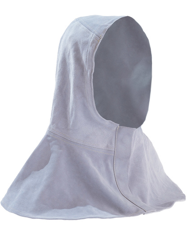 Cagoule Soudeur SOUDAC - Protection Robuste en Croûte de Bovin et Fil Aramide (EN ISO 11611) - Lot de 5 pièces