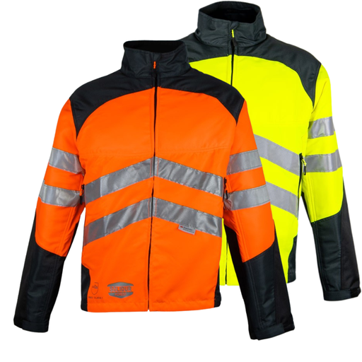 Veste de Protection Scie à Chaîne Haute Visibilité CL1 - GLOW