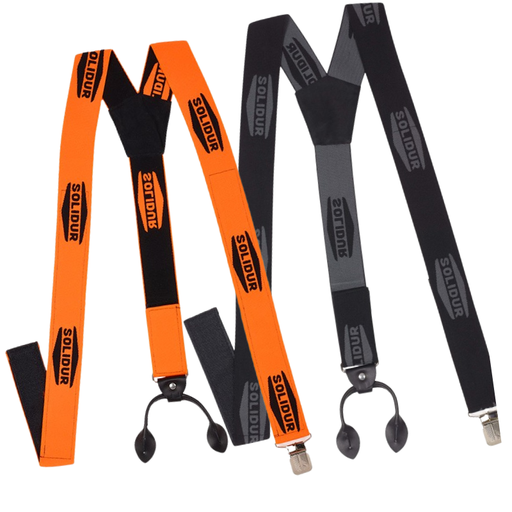 Bretelles à Boutons (Système 3 en 1) - SOLIDUR